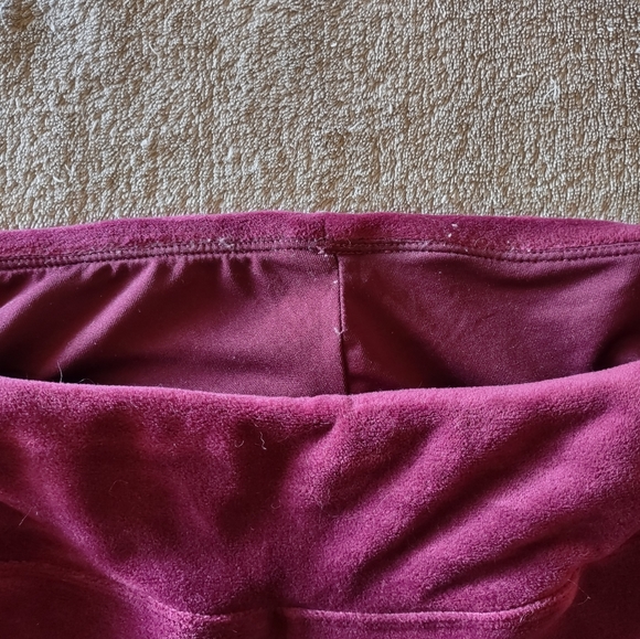 Women's Cuddl Duds double plush velour leggings - Picture 4 of 4